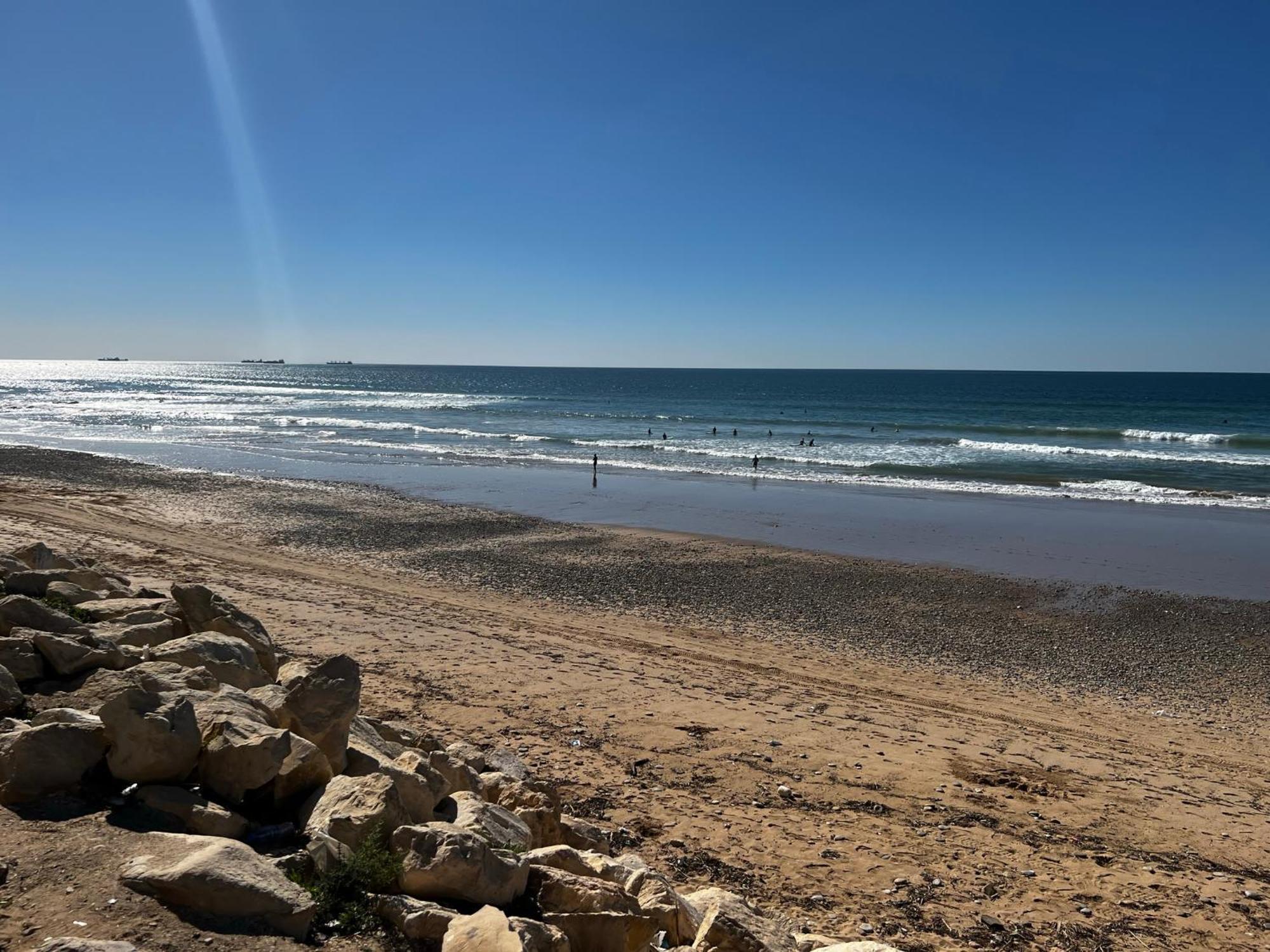 The Blue Pearl-Sensational Beach Apartment In Aourir Agadir Exterior foto